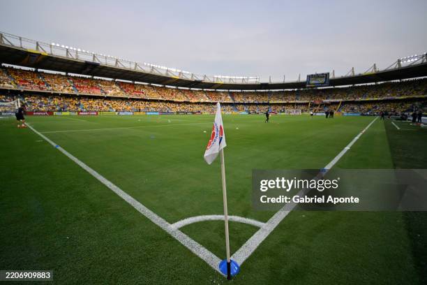 General view inside the stadium prior to the South of American FIFA World Cup 2026 Qualifier between Colombia and Paraguay at Roberto Melendez...