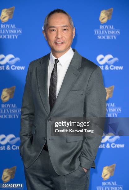 Ken Leung attends The Royal Television Society Programme Awards 2025 at The Grosvenor House Hotel on March 25, 2025 in London, England.