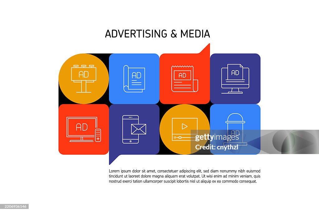 Advertising High Resolution Advertising And Media Concept Banner Design Billboard Advertisement ...