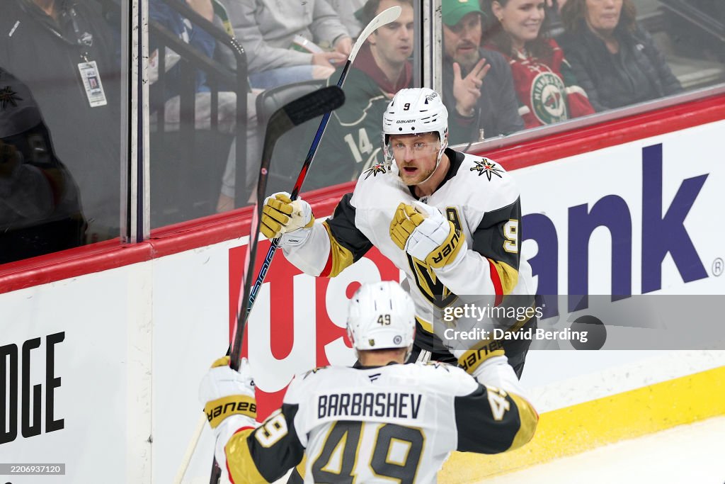 Vegas Golden Knights v Minnesota Wild