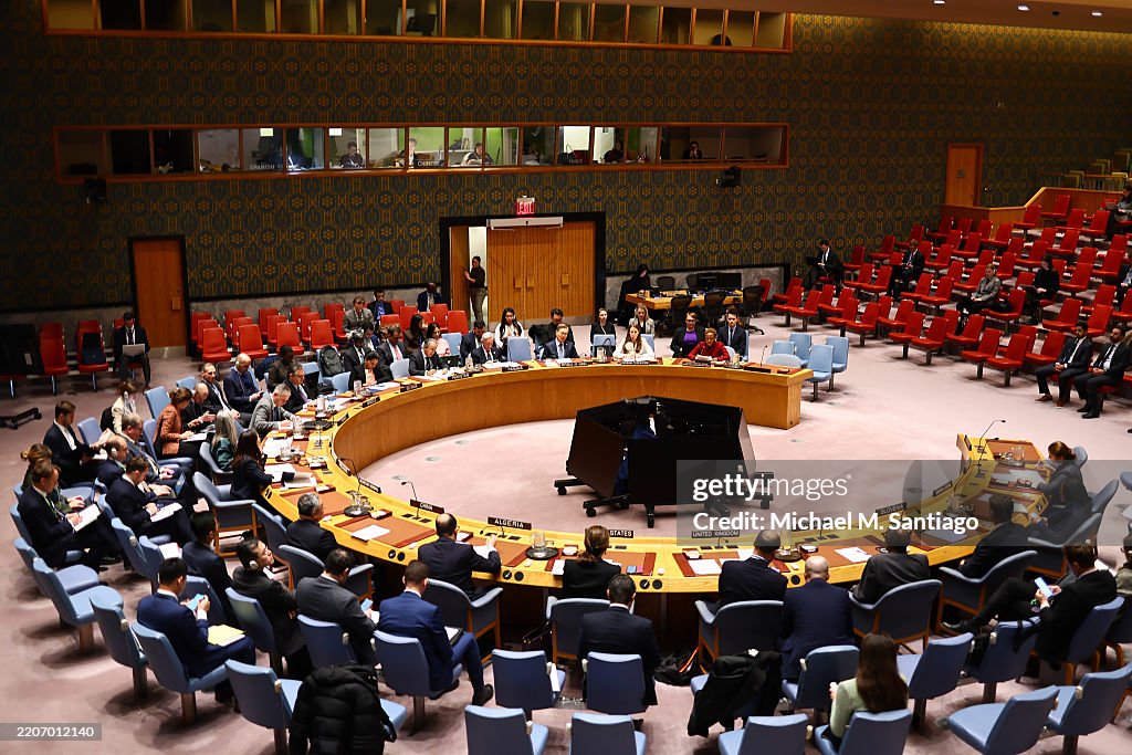 United Nations Security Council Meets On War In Ukraine