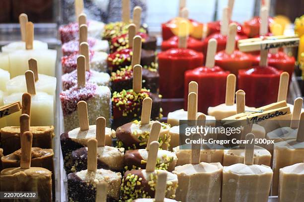 close-up of dessert - homemade popsicle stock pictures, royalty-free photos & images
