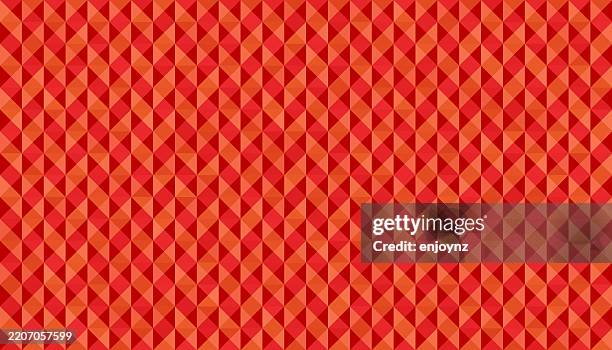 seamless red shapes background wallpaper illustration - herringbone tile pattern stock illustrations