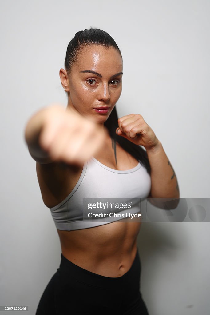 Cheronskee R. Johnson WBA Bantamweight World Champion Cherneka Johnson poses during a... News ...
