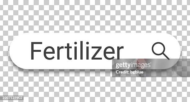 fertilizer - search bar on transparent background - fertilizer spreader stock illustrations