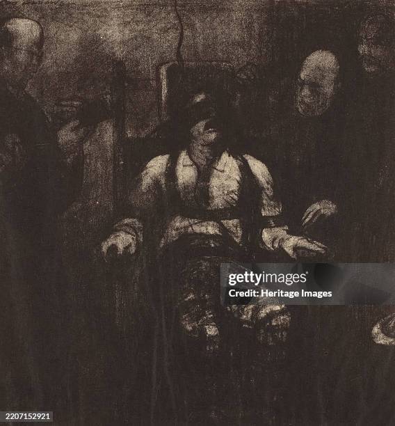 Electrocution , 1917. Creator: George Wesley Bellows.