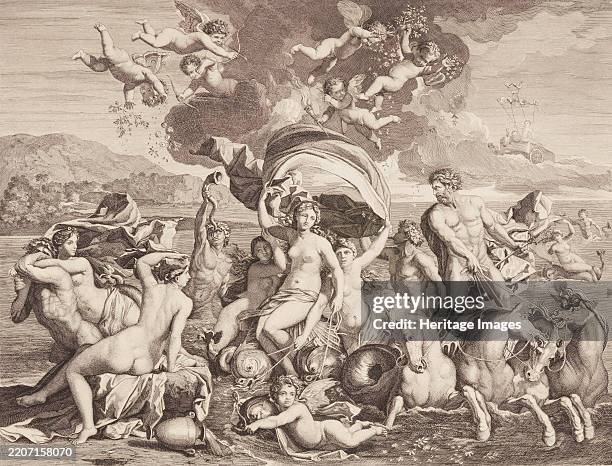 Triumph of Galatea, 17th century. Creator: Jean Pesne.