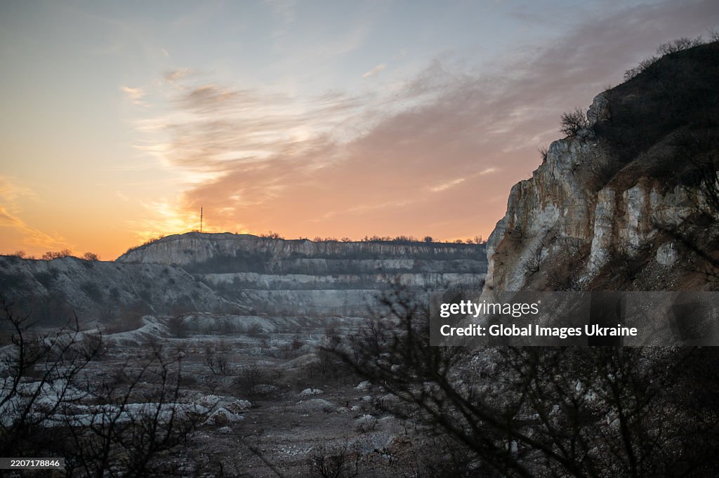 Mount Karachun Near The City Of Sloviansk In Donetsk Oblast