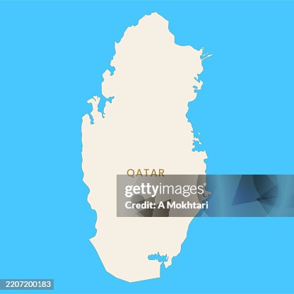 Qatar Map Icon. Qatar Map Icon.