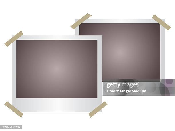 Paper Photo Frame Vector Photo Frame Vector Illustration High-Res Vector Graphic - Getty Images