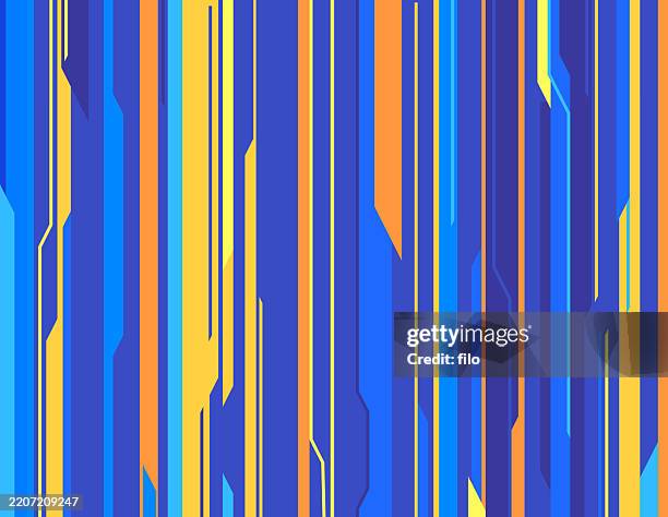 modern tech abstract background - highway intersection stock illustrations