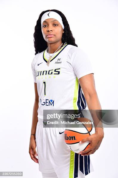 Nalyssa Smith poses for a portrait during the 2025 Dallas Wings Press