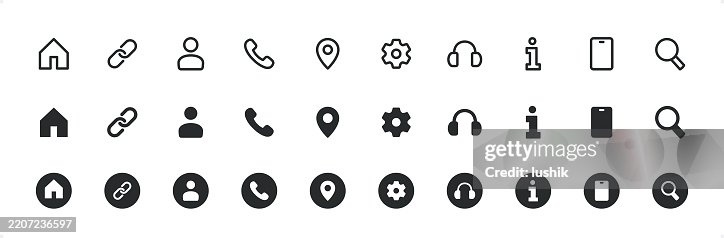 Web icon set. Editable stroke weight. Pixel perfect. Line- and solid-style icons. Web icon set. Editable stroke weight. Pixel perfect. Line- and solid-style icons.