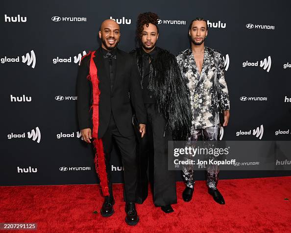 Jordan Randall Rapper Tony Jermin, Damon Epps and Jordan Randall attend the 36th Annual ...