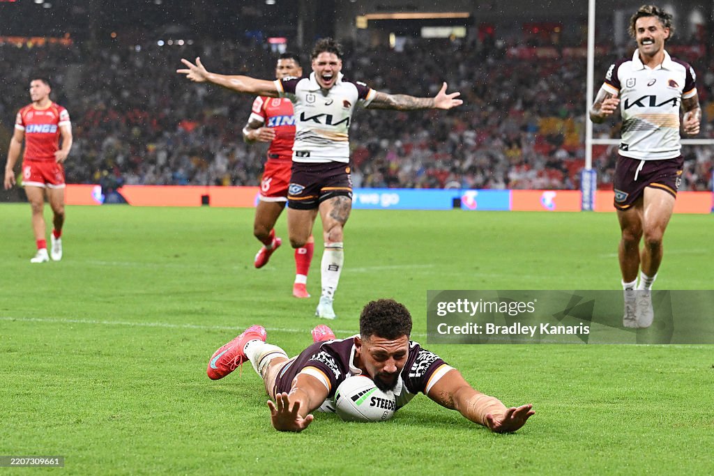 NRL Rd 4 - Dolphins v Broncos