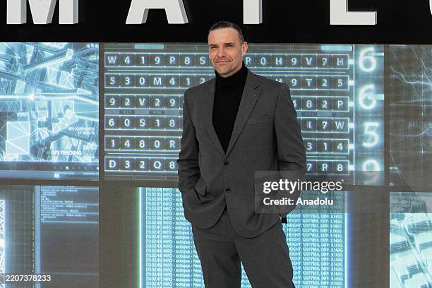 Joseph Millson attends the European premiere of 'The Amateur' at Odeon Luxe Leicester Square in London, United Kingdom on March 31, 2025.