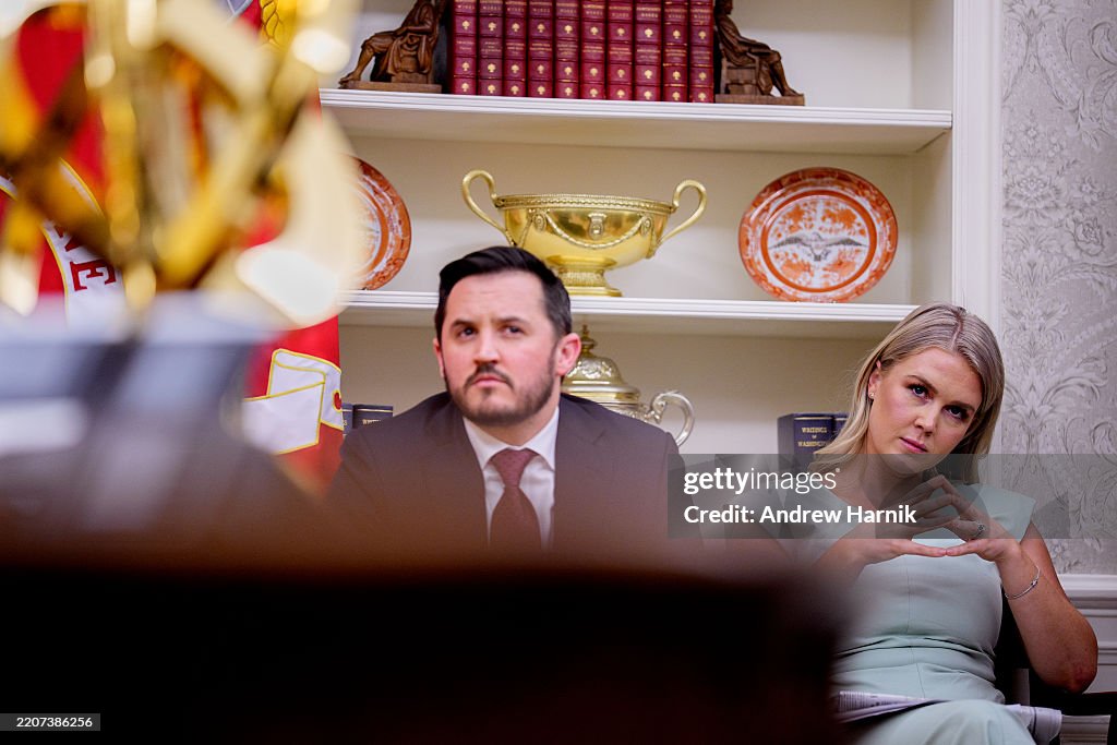 Pkhj White House Deputy Chief of Staff Taylor Budowich and White House ...
