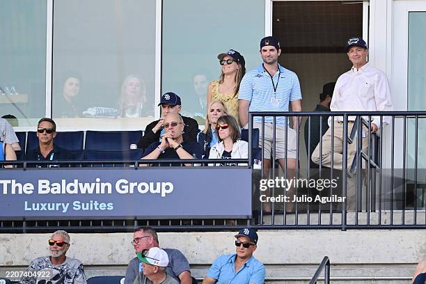 Stuart Rays Tampa Bay Rays owner Stuart Sternberg looks on from a suit during the ...