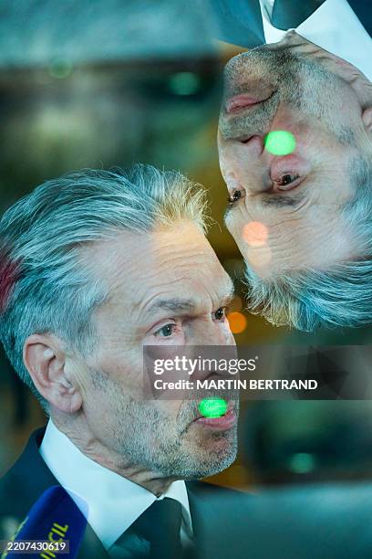 Prime Minister of the Netherlands Dick Schoof at the summit of Heads of State and Government of the European Union at the European Council in...