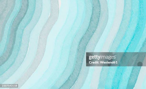 abstract wavy lines in soft blue shades creating a calm and harmonious pattern - water pattern stock illustrations