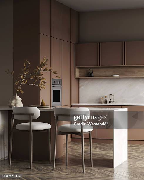337 Modern Black And White Kitchen High Res Illustrations - Getty Images