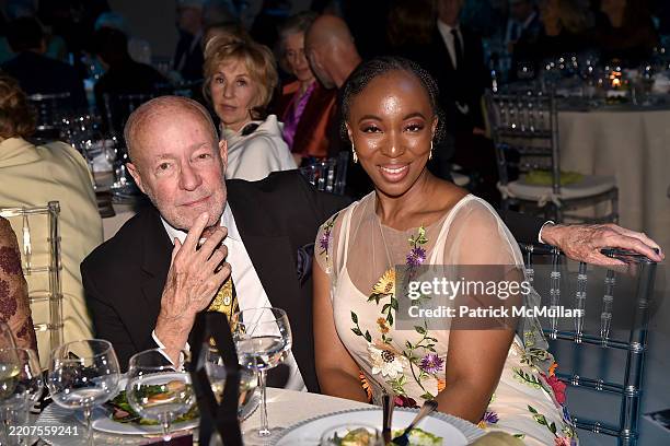 Michael O'Brien and Lebohang Kganye attend 2025 International Center Of Photography Infinity Awards Gala at The Shed on April 1, 2025 in New York,...