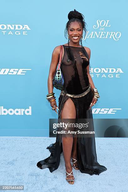 Doechii attends the 2025 Billboard Women in Music at YouTube Theater on March 29, 2025 in Inglewood, California.