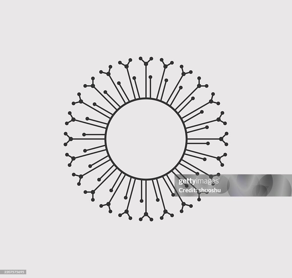 Spiral Line Frame Abstract Spiral Line Blank Frame Shape For Design High-Res Vector ...