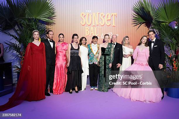 Beatrice Borromeo, Andréa Casiraghi, Tatiana Santo Domingo, Charlotte Casiraghi, Blanca Li, Christian Louboutin, Princess Charlene of Monaco, Prince...