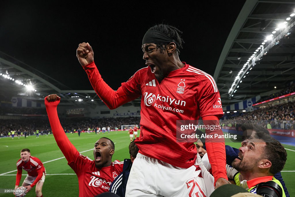Brighton & Hove Albion v Nottingham Forest - Emirates FA Cup Quarter Final