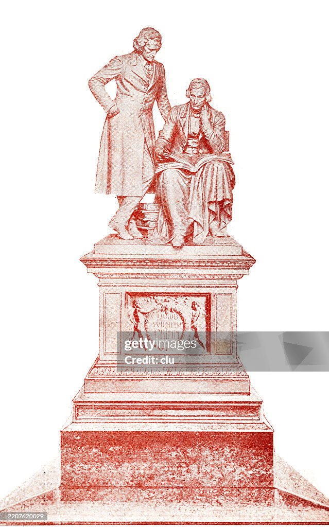 Brothers Grimm monument in Hanau