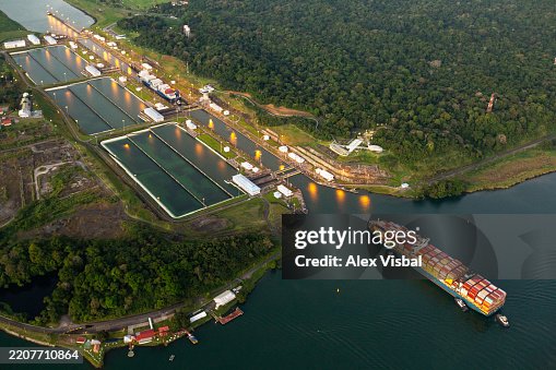 Panama Canal Agua Clara Locks at Gatun Panama Canal Agua Clara Locks at Gatun