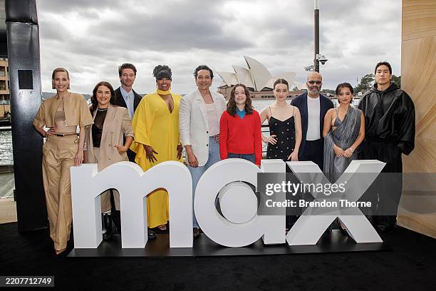 The White Lotus season 3 cast members Leslie Bibb, Morgana O'Reilly, Patrick Schwarzenegger, Natasha Rothwell, and The Last of Us season 2 cast...