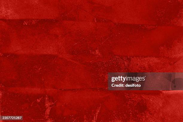 empty blank bright vibrant red maroon crumpled crushed creased folded recycled grunge textured paper horizontal vector backgrounds or messy grungy peeling paint damaged by mould from whitewashed wall - distraught stock illustrations