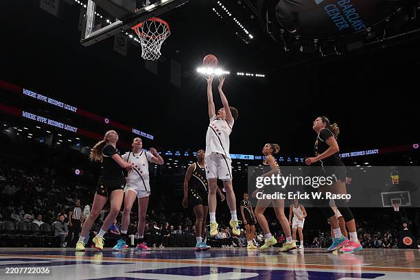 High School Basketball: McDonalds All-American Game: West Team Grace Knox in action, shoots vs East Team during the game at Barclays Center....
