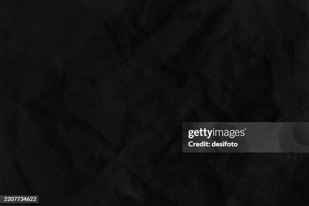 blank empty plain dark black wrinkled crinkled crumpled crushed paper textured horizontal vector background - graphite background stock illustrations