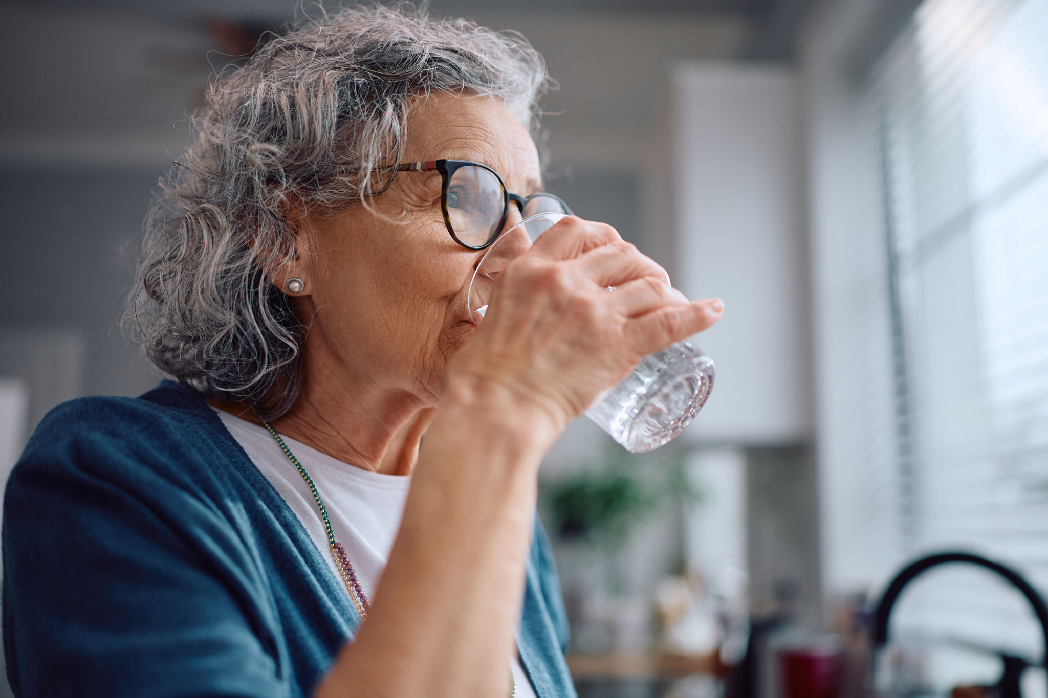 drinking water