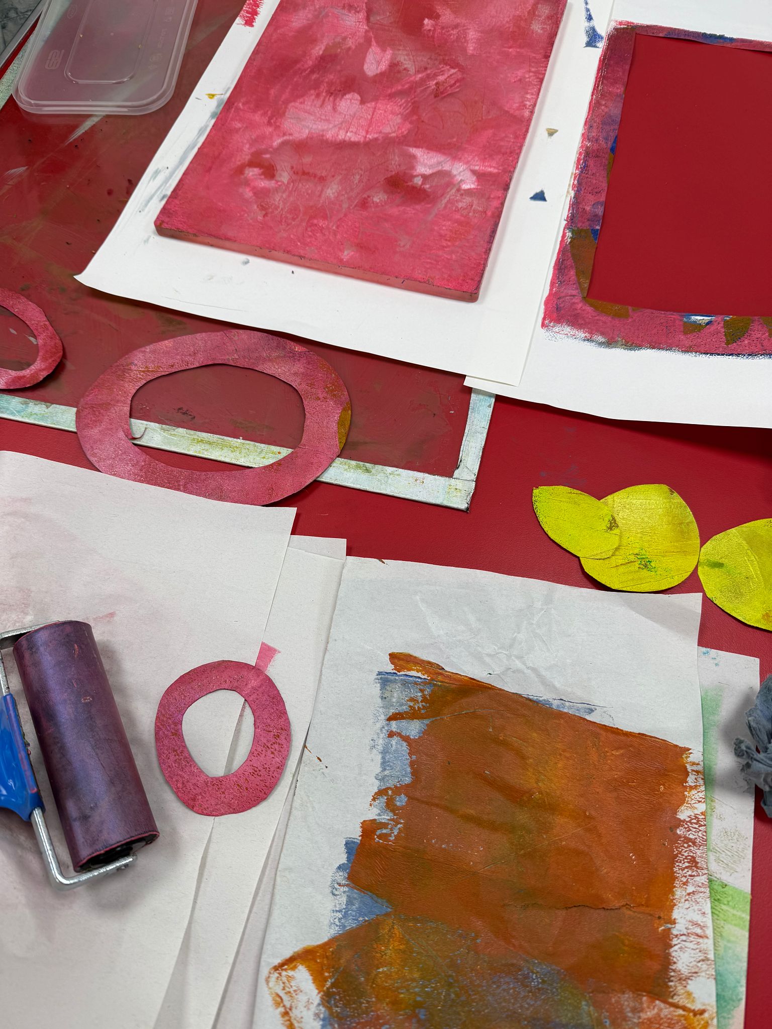 colorful screen prints