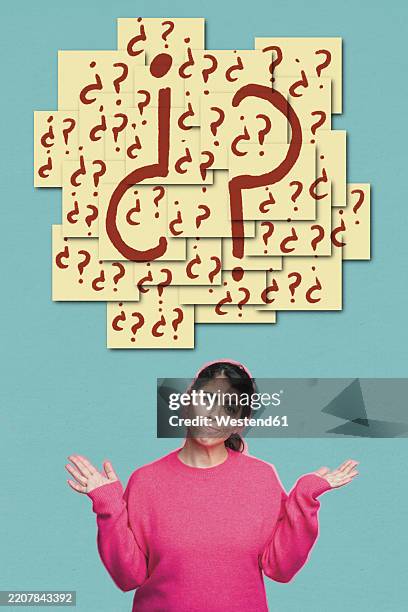 Woman Question Mark 250 Thinking Woman Question Mark High Res Illustrations - Getty Images