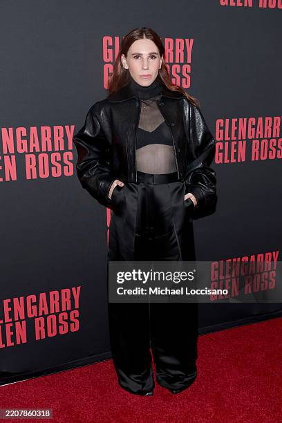 Zosia Mamet attends "Glengarry Glen Ross" Broadway Opening Night at Palace Theatre on March 31, 2025 in New York City.
