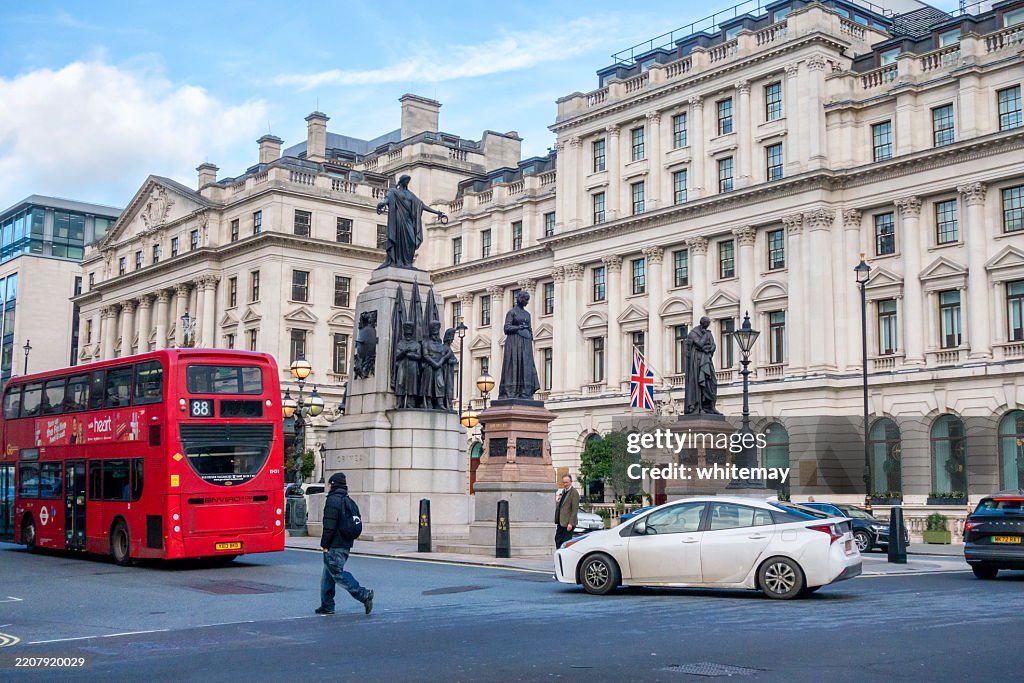 Florence Nightingale Crimea statue in St James’s, Central London