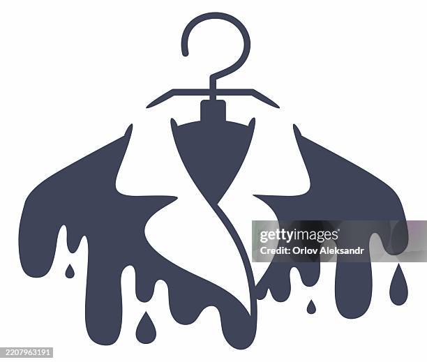 jacket hanger - suit jacket stock illustrations