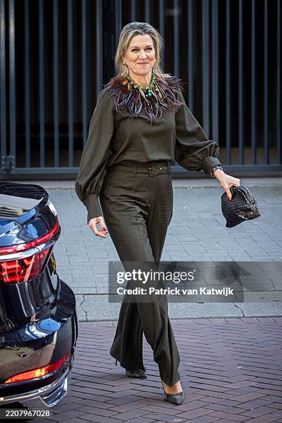 Queen Maxima of The Netherlands visits Quardin, an organization that offers young people the opportunity to work on their talents and increase their...