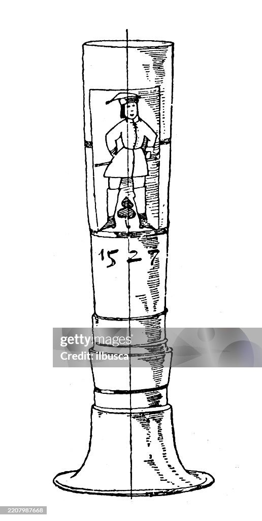 Decorated objects: crockery, pottery and vessels: Drinking utensil