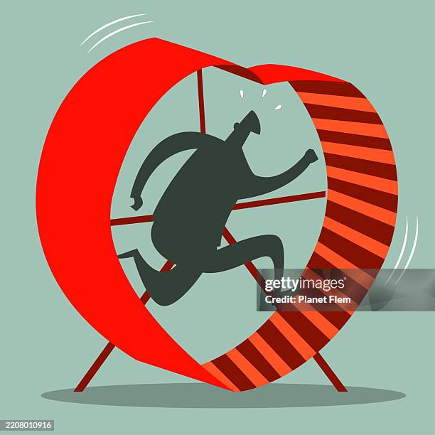 workout for love - studio stock illustrations