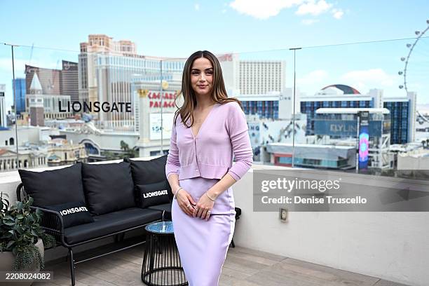 Ana de Armas attends the Lionsgate presentation during 2025 CinemaCon at Caesars Palace on April 01, 2025 in Las Vegas, Nevada.