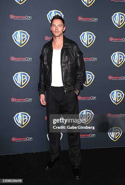Nicholas Hoult promotes the upcoming film "Superman" at the Warner Bros. Pictures presentation during CinemaCon, the official convention of Cinema...