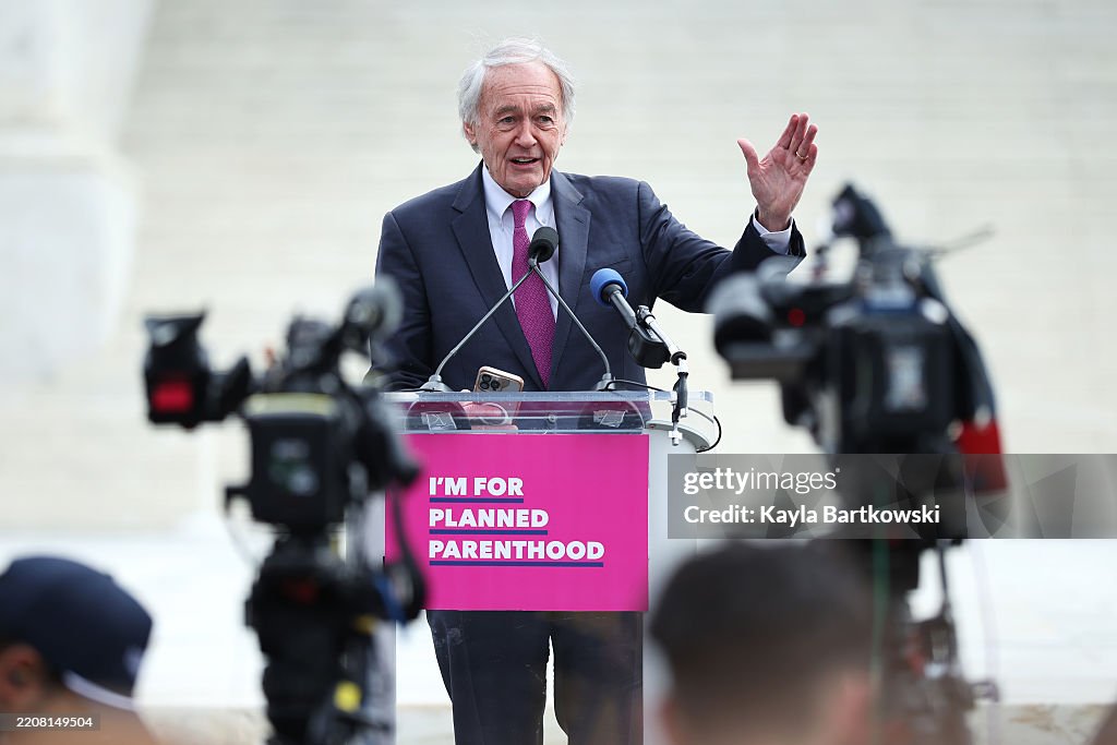 Reproductive Rights Advocates Rally As Supreme Court Hears Planned Parenthood Case