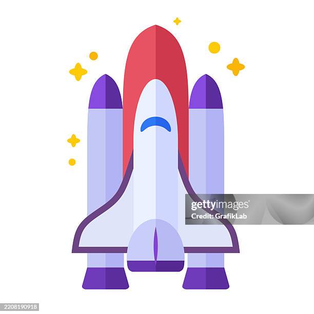 space shuttle - atlantis stock illustrations