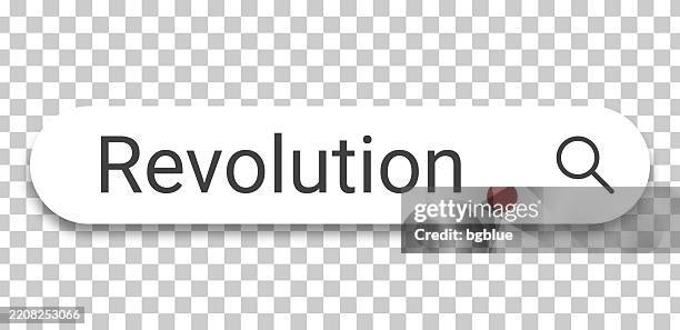 revolution - search bar on transparent background - american revolution stock illustrations